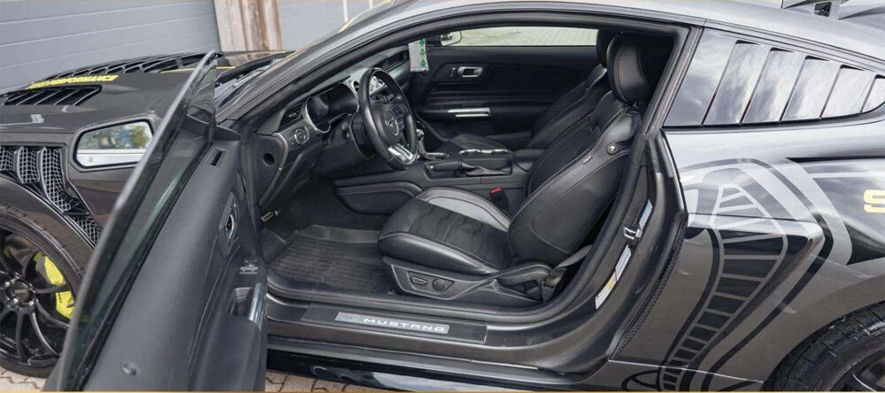 Mustang GT 5.0 SHELBY LOOK LEDER KAMERA VOLL – 450 CH – CARPLAY – SI 2021 occasion 33150 Cenon