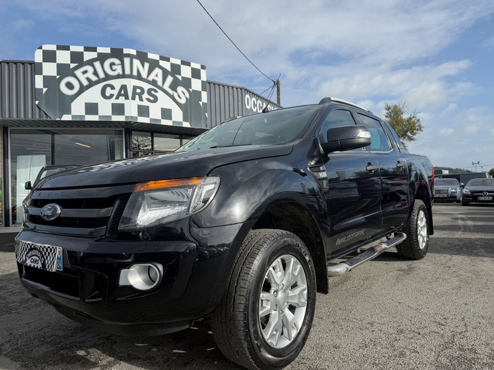 Ranger 3.2 TDCi 200ch Double Cabine Wildtrak 4x4 BVA sieges chauff 2013 occasion 24750 Tr&eacute;lissac