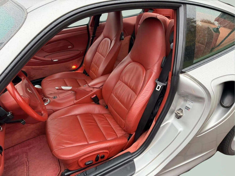 911 996 TURBO COUP&Eacute; – 420 CH – BVM – 77 037 KM – CUIR ROUGE – BO 2003 occasion 33150 Cenon