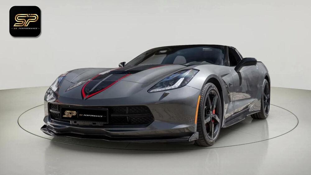 Corvette C7 Stingray 6.2 V8 466 ch BVA * Head-Up Display * Cuir * Si&egrave; 2015 occasion 33150 Cenon