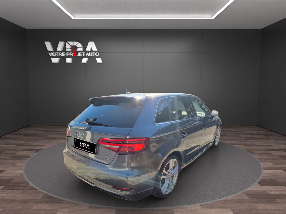 A3 Sportback 2.0 TDI 150 S tronic – S Line, LED, GPS, Si&egrave;ges sp 2017 occasion 33320 Eysines