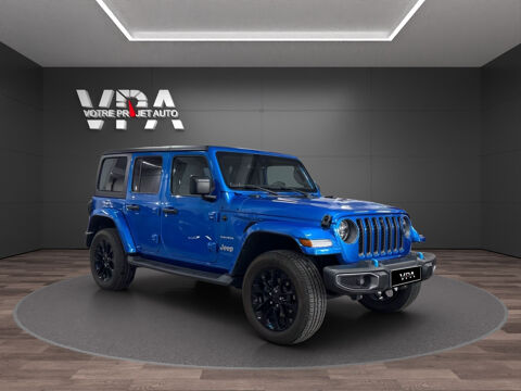 Wrangler Unlimited 2.0 T 380ch 4xe Sahara - Carplay - R&eacute;gulateur adap 2022 occasion 33320 Eysines