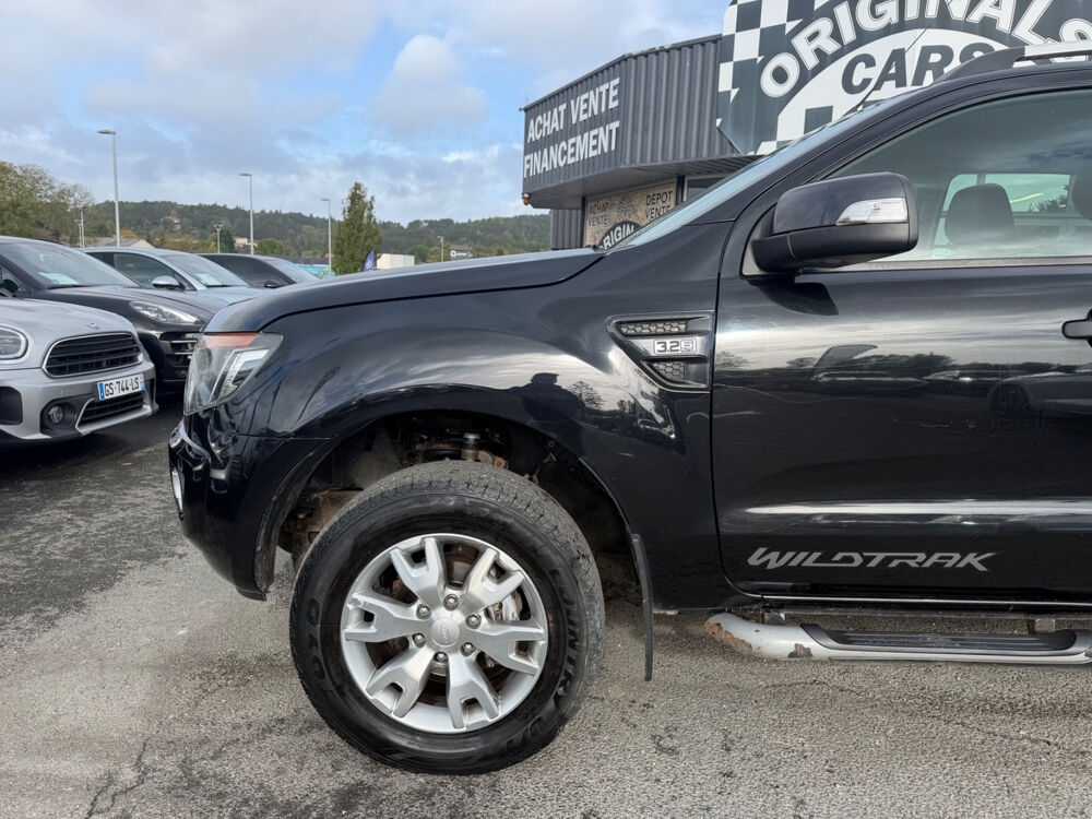 Ranger 3.2 TDCi 200ch Double Cabine Wildtrak 4x4 BVA sieges chauff 2013 occasion 24750 Tr&eacute;lissac