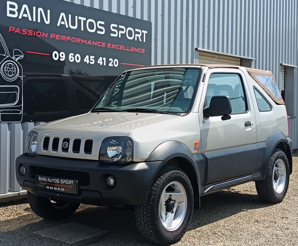 Jimny Cabriolet 1.3L - 46000km - Capote Neuve - 2004 occasion 35470 Bain-de-Bretagne