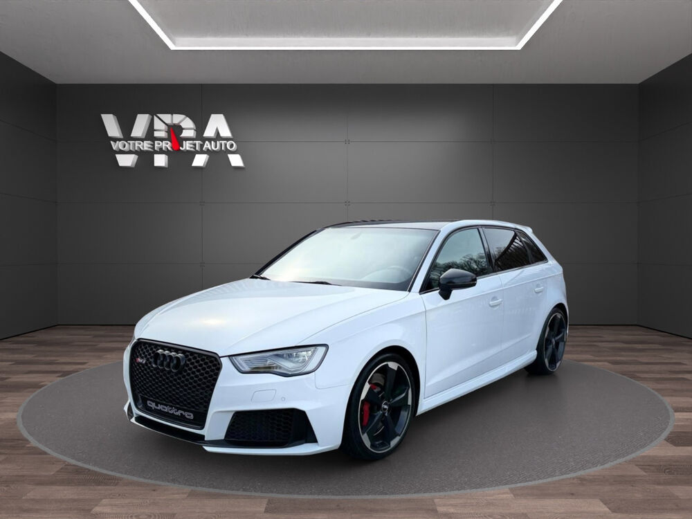 RS3 Sportback 367 ch S tronic Quattro • Toit Pano • Si&egrave;ges RS • 2015 occasion 33320 Eysines