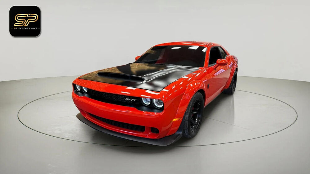 Challenger SRT Demon * 851 ch * Go Mango*V8 6.2 Supercharged * Rare 2018 occasion 33150 Cenon