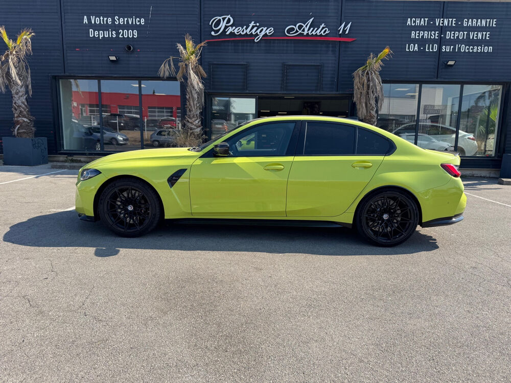 M3 Competition Jaune Sao Paulo Pack Carbon CO2 Pay&eacute; Si&egrave;ges Carb 2021 occasion 11100 Narbonne