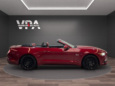 Mustang GT Cabriolet 5.0 V8 421 ch | Cuir | GPS | Si&egrave;ges chauffants 2017 occasion 33320 Eysines