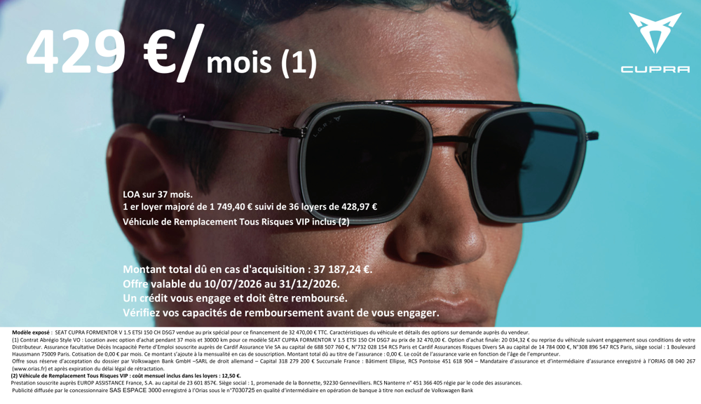 Formentor 1.5 eTSI Hybrid 150 ch DSG7 2025 occasion 25000 Besan&ccedil;on