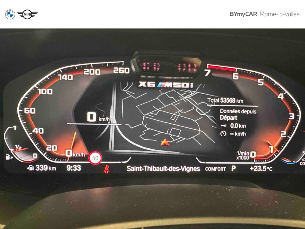 X6 M50i 530 ch BVA8 2020 occasion 77400 Saint-Thibault-des-Vignes