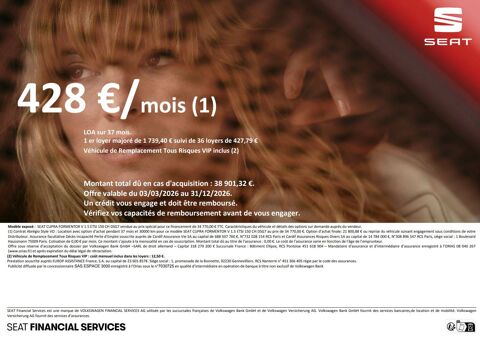 Formentor 1.5 eTSI Hybrid 150 ch DSG7 2025 occasion 25000 Besan&ccedil;on