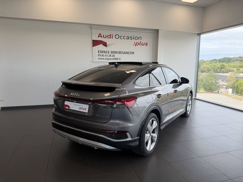 Q4 e-tron Sportback 35 170 ch 55 kW 2023 occasion 25000 Besan&ccedil;on