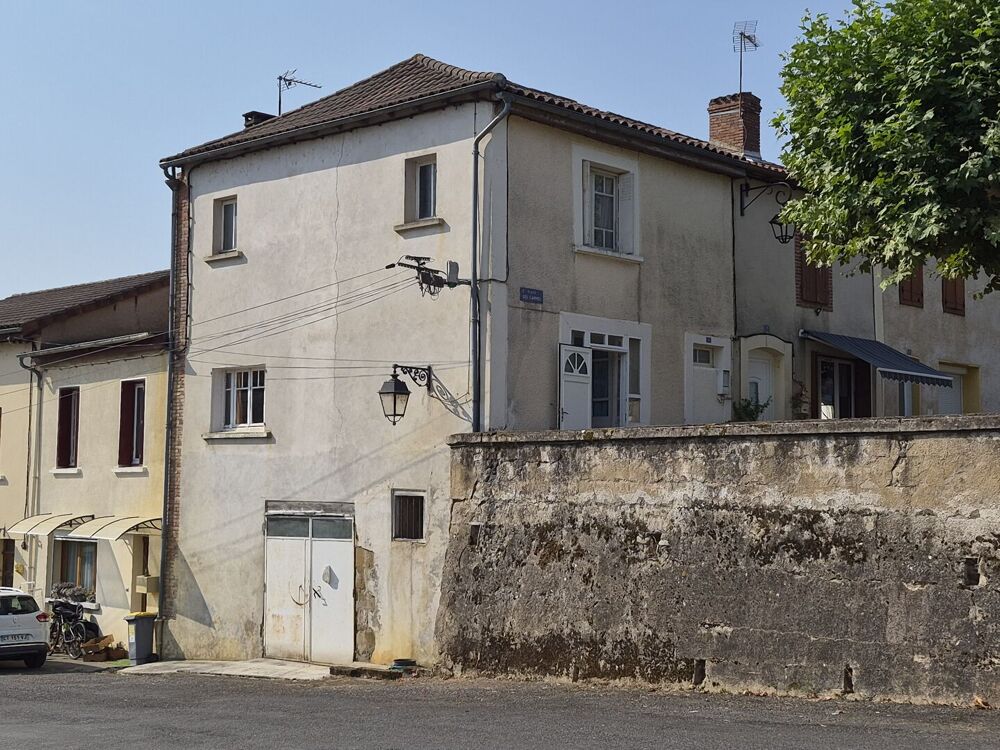 À vendre, Trie-sur-Baïse (Hautes-Pyrénées): Maison mitoyenne avec 2 chambres et un garage/atelier. Emplacement idéal et calme, t