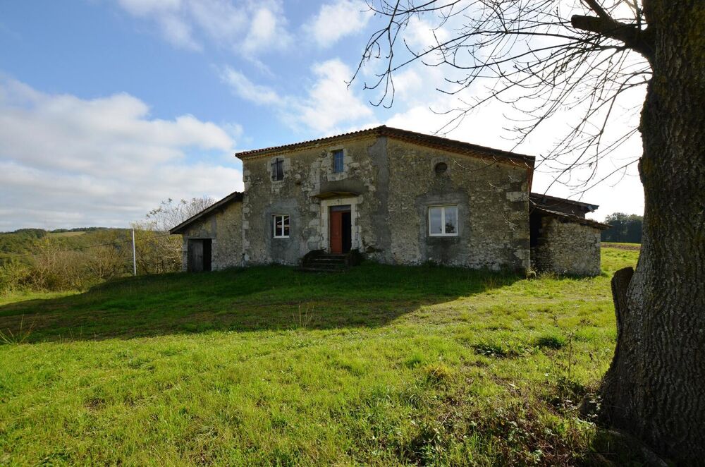 Vente Maison Prix en baisse! A vendre, proche Auch, Gers: ancien corps de ferme à rénover avec maison authentique en pierre et de nombreuses Pessan