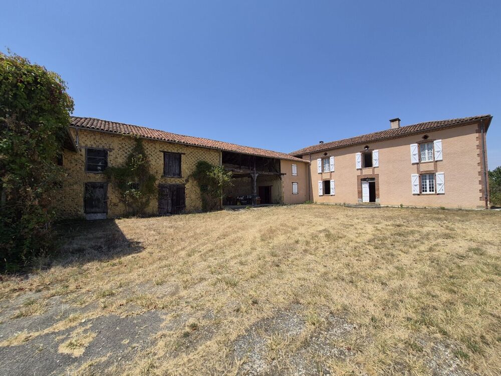 Vente Maison À vendre, proche Trie-sur-Baïse (Hautes-Pyrénées): maison gasconne avec grange, terrasse, porcherie, hangar, mare et terrain de Cuelas