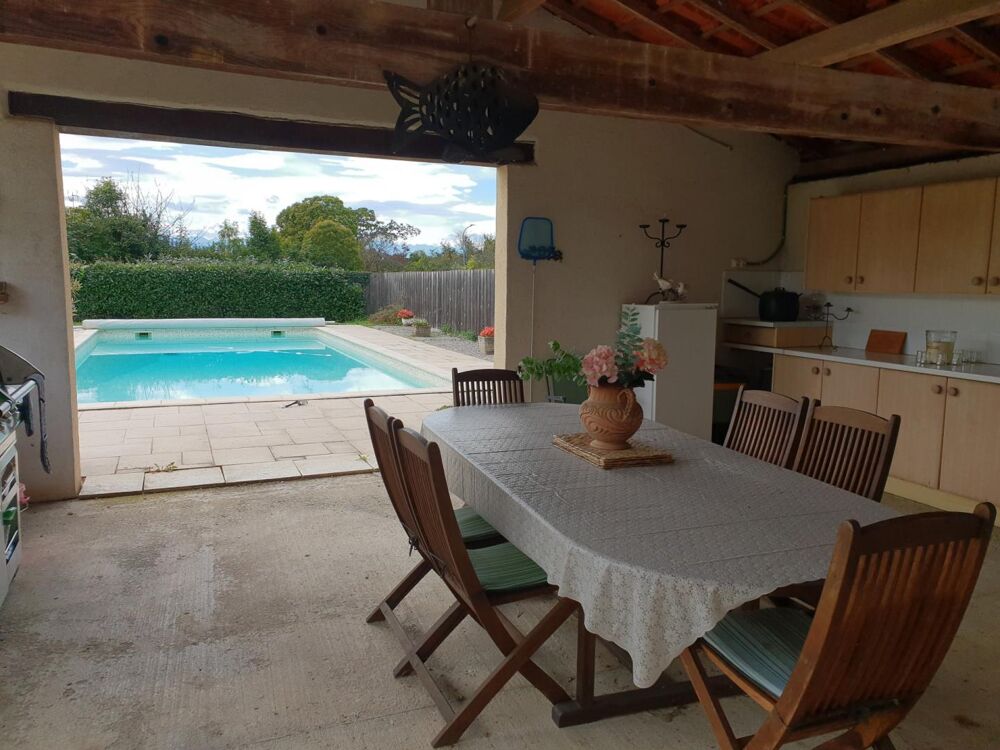 Vente Maison À vendre, proche Trie-sur-Baïse (Hautes-Pyrénées): Maison avec 3 chambres; jardin clos de 1 313 m² avec terrasse d'été et piscin Duffort