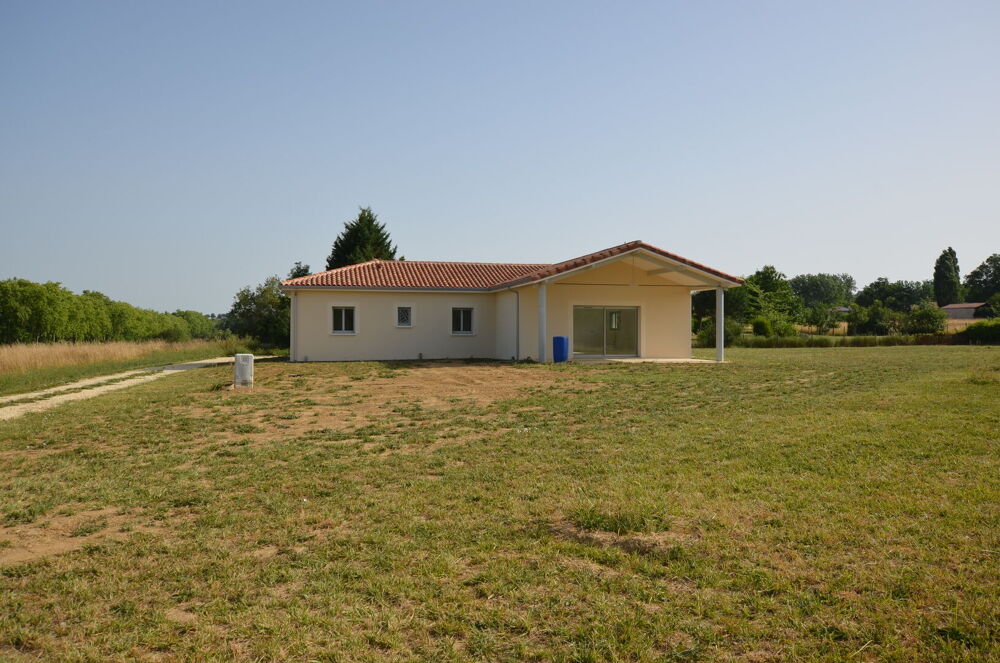 Vente Maison A vendre, Gers, secteur de Condom : Maison de plain-pied neuve, très économe, 4 chambres, garage et jardin de 2 851m². Proche de Maignaut-tauzia