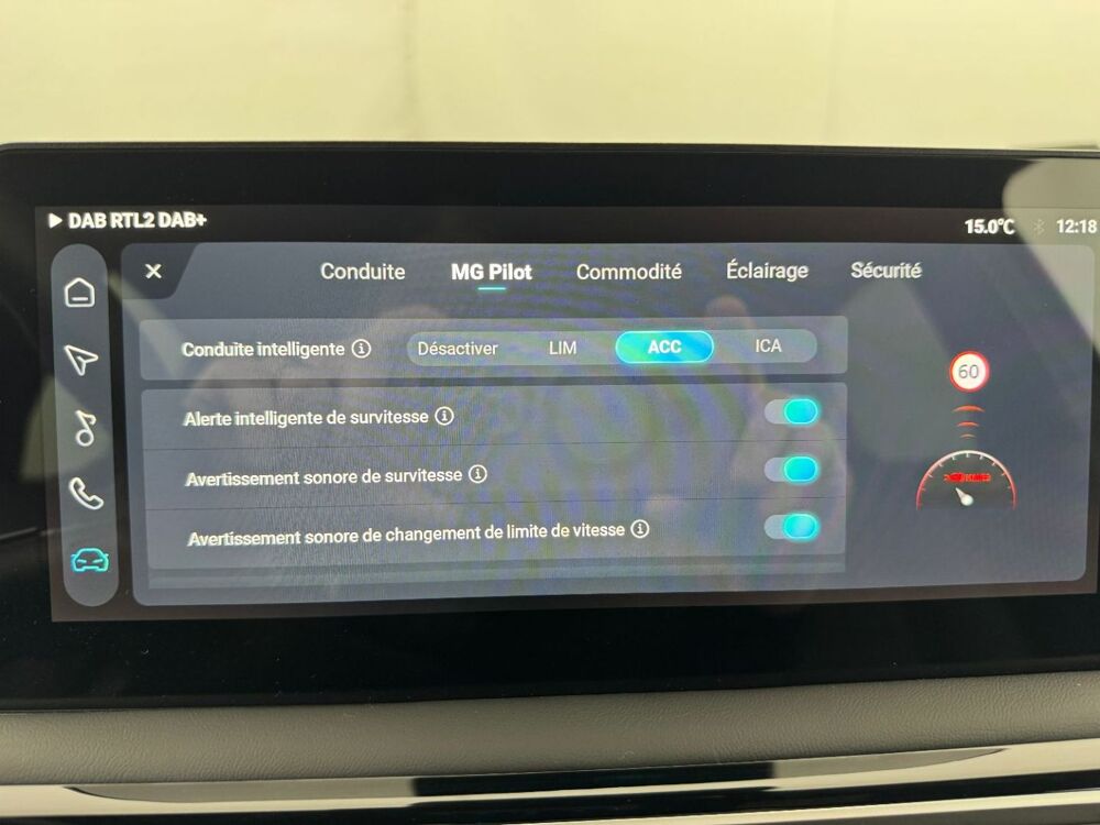 MG3 1.5 L Hybrid+ 195 ch Luxury 2026 occasion 69780 Mions