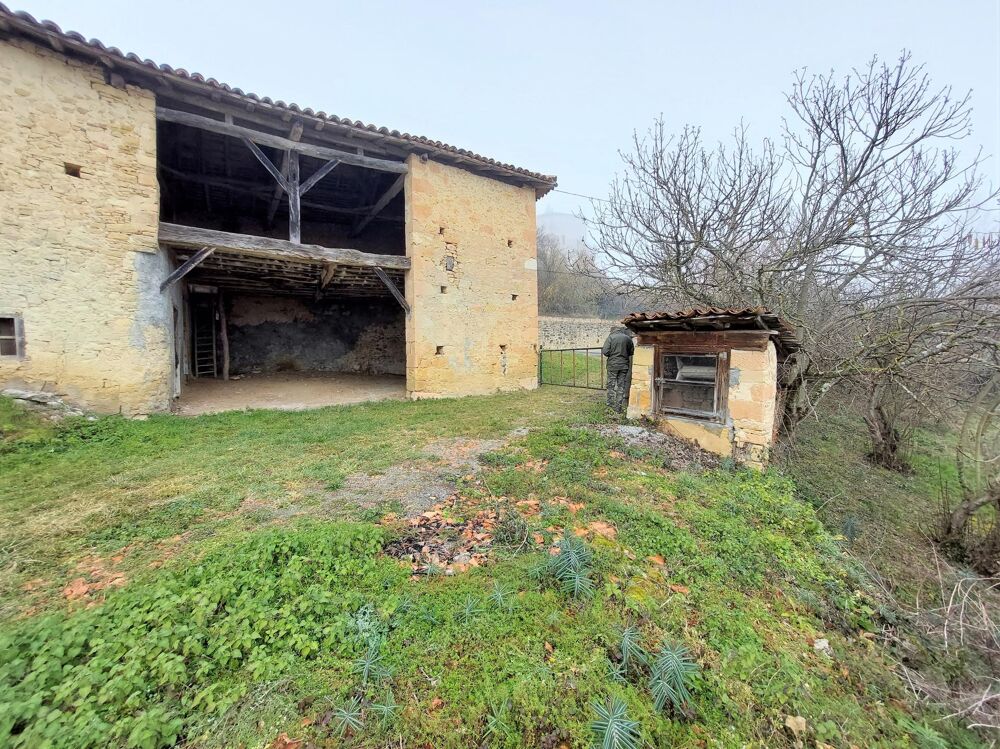 IDEAL BON BRICOLEUR GRANGE EN PIERRES À TRANSFORMER EN HABITATION, SECTEUR "SAINT GAUDENS VERS BOULOGNE SUR GESSE"
