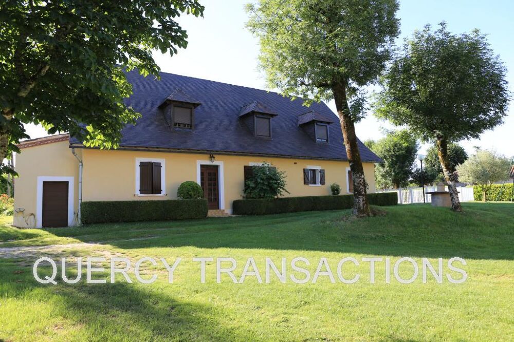 Nord de Cahors, propriété avec grange et piscine sur 7322m² de terrain
