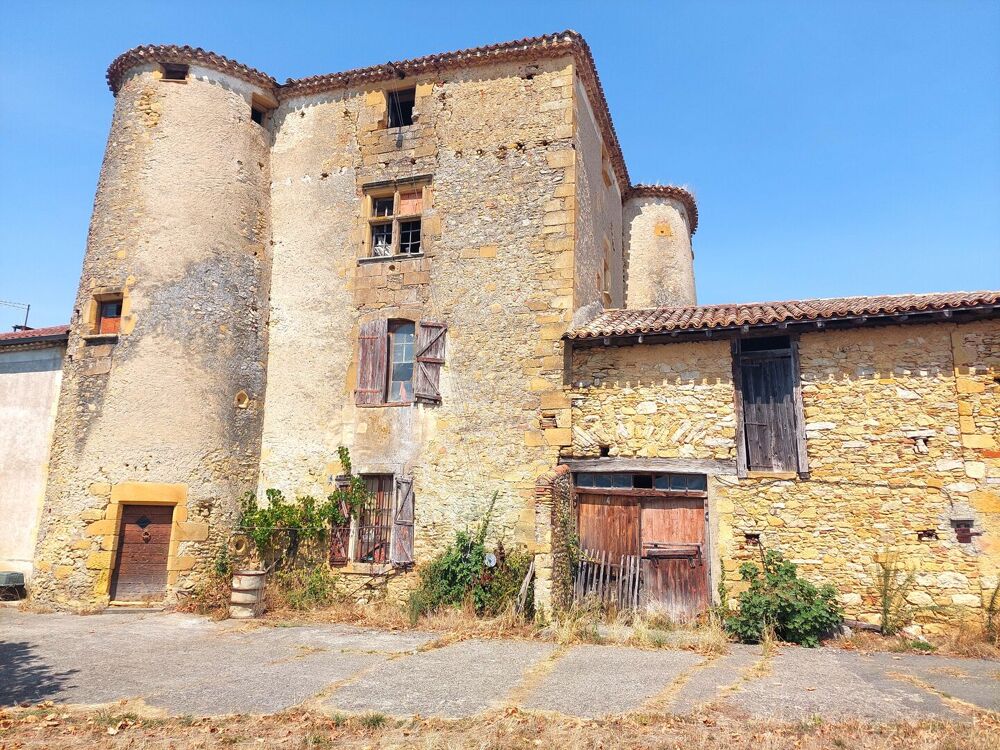 BATISSE HISTORIQUE A RENOVER SUR ± 7 Ha SECTEUR "AURIGNAC-BOUSSENS"