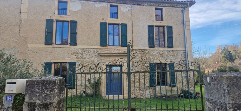 Canton AURIGNAC- Jolie maison en pierres avec dépendances et jardin