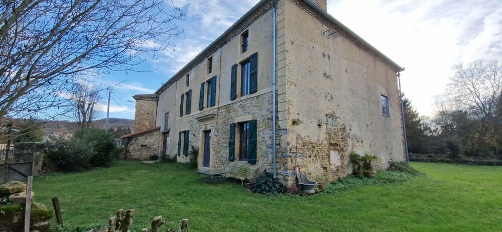 Canton AURIGNAC- Jolie maison en pierres avec dépendances et jardin