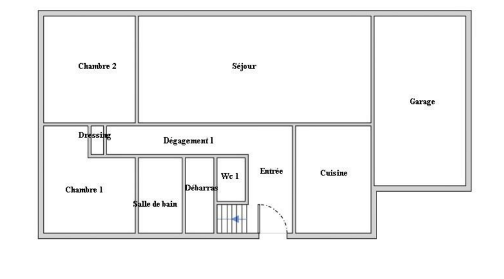 Vente Maison Maison R + 1 + garage   - 120 m2 - 3 chambres - Sautron bourg Sautron