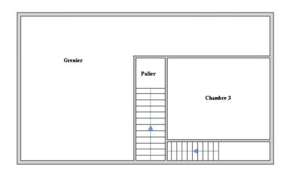 Vente Maison Maison R + 1 + garage   - 120 m2 - 3 chambres - Sautron bourg Sautron