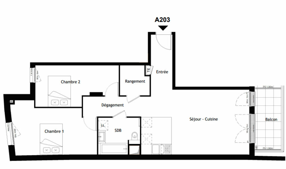 Vente Appartement Appartement 3 pièces à Issy les Moulineaux de 90m2 Issy-les-moulineaux