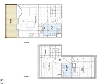 Vente Appartement Appartement T3 duplex de 64,20m2 avec Terrasse Notre-dame-de-bellecombe