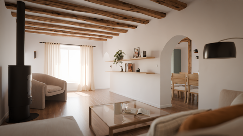   Maison � r�nover grenier, d�pendance, 140 m2 possible et jardin SORTIE DE GALLARDON Maison - 5 pi�ce(s) - 140 m�