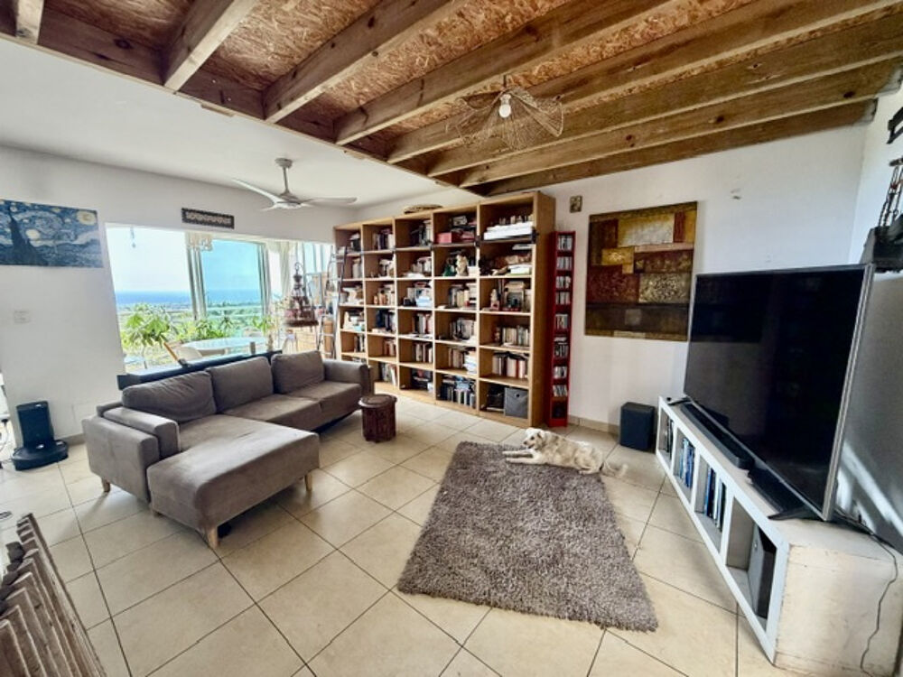 Vente Maison SAINT PIERRE 97410 - VILLA T4 + PISCINE - BELLE VUE MER - PROCHE DES COMMODITÉS St pierre
