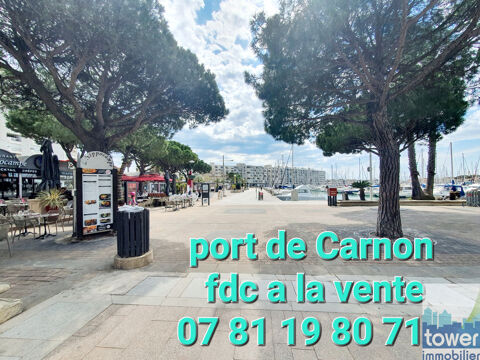 FOND DE COMMERCE / DROIT AU BAIL emplacement sur le port de Carnon 89000 34280 Carnon plage