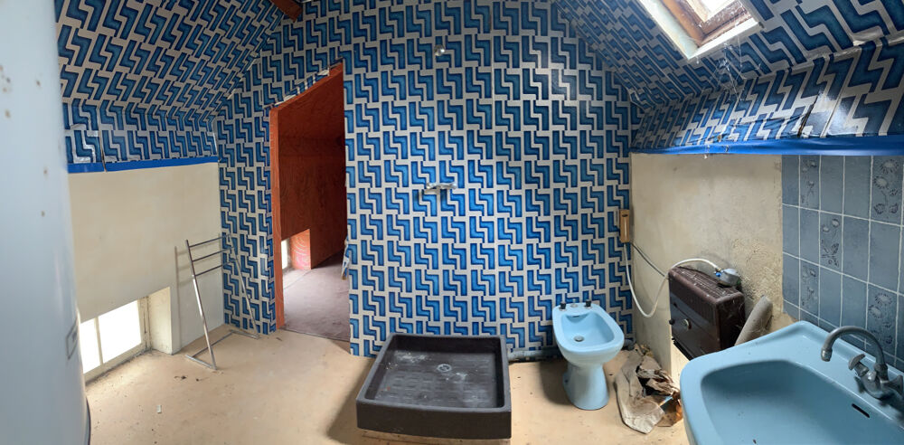 MATHA 17160 - Maison 2 pièces de 33 m2 avec cave . et patio de 30 m2.