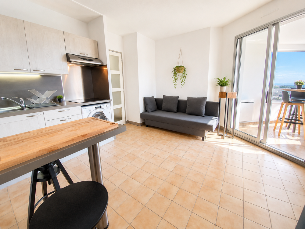 location Appartement - 1 pièce(s) - 32 m² Mauguio-Carnon-Plage (34130)