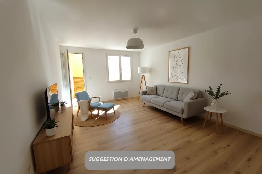 T3 traversant avec grande terrasse centre Lamalou-les-Bains