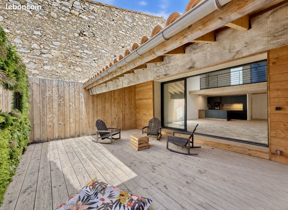 Vente Maison Loft d'exception rénové avec garage de 130 m2  Terrasse de 45 m2 La palme