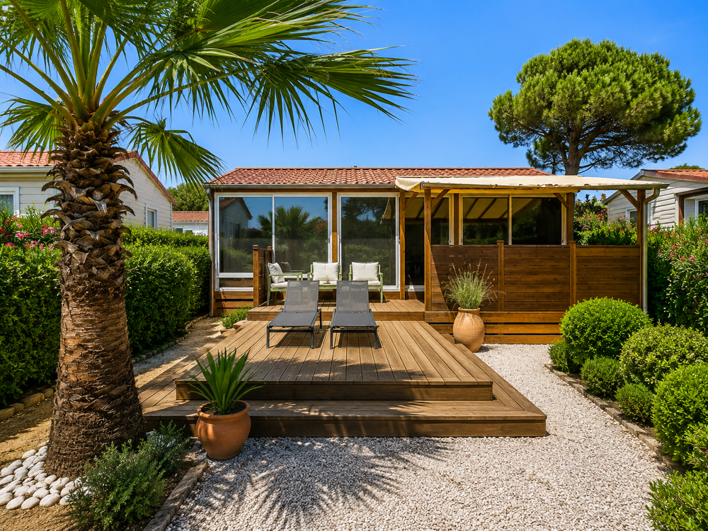 Superbe chalet rénové avec grande terrasse dans domaine 5 étoiles