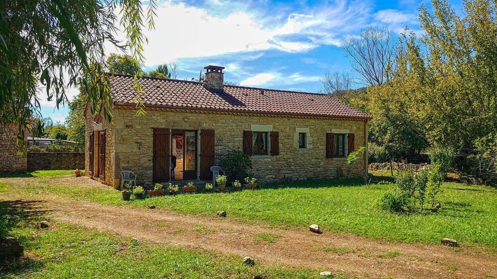 Vente Maison PLAIN PIED MAISON EN PIERRE avec SOURCE. 71 M2  ET SES DEPEDANCES 2 KMS CENTRE PRAYSSAC 46220 Prayssac
