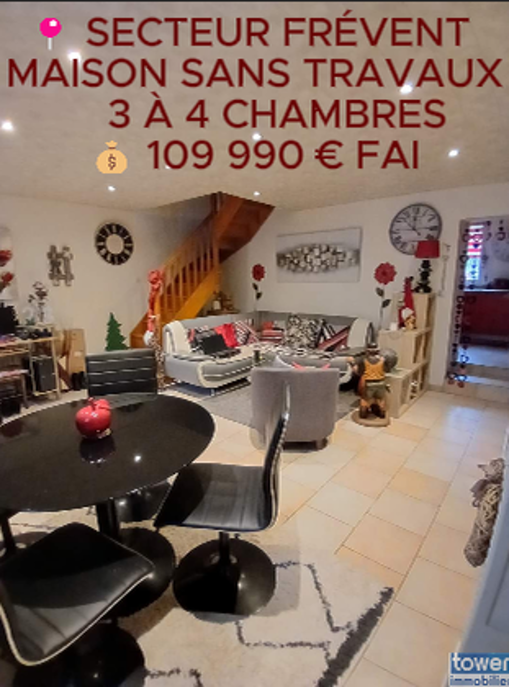 Maison 5 pièces 85 m² · à Frevent · 85 m² · 109 990 €