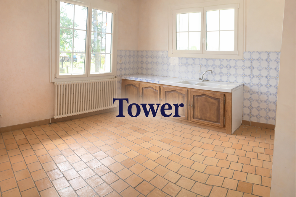 VAL DE COGNAC - 16370 - Maison 6 piéces de 146 m2 avec un sous sol de 120 m2 édifiée sur 8000 m2 .