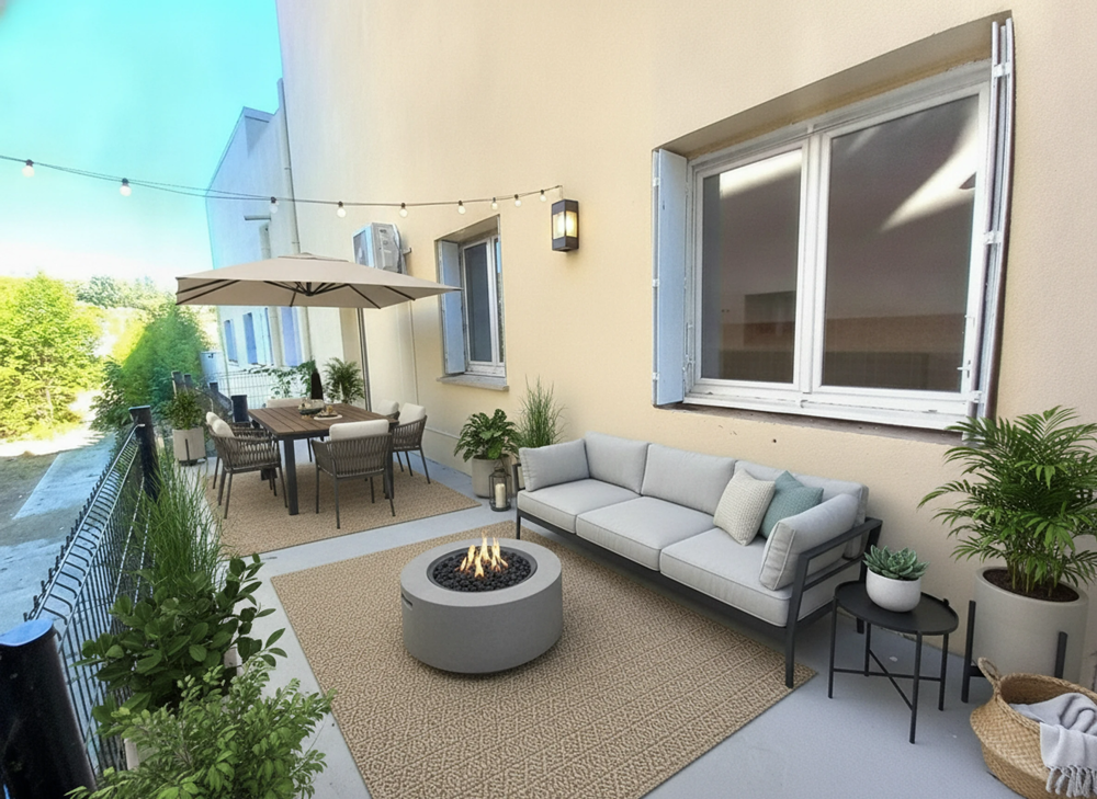 Appartement T4 de 90 m2 avec terrasse Centre-ville Résidence sécurisée
