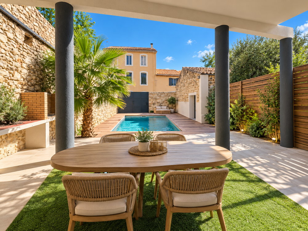 Vente Maison MAISON DE VILLAGE 240 m2 PISCINE ET GRANGE ATTENANTE La palme