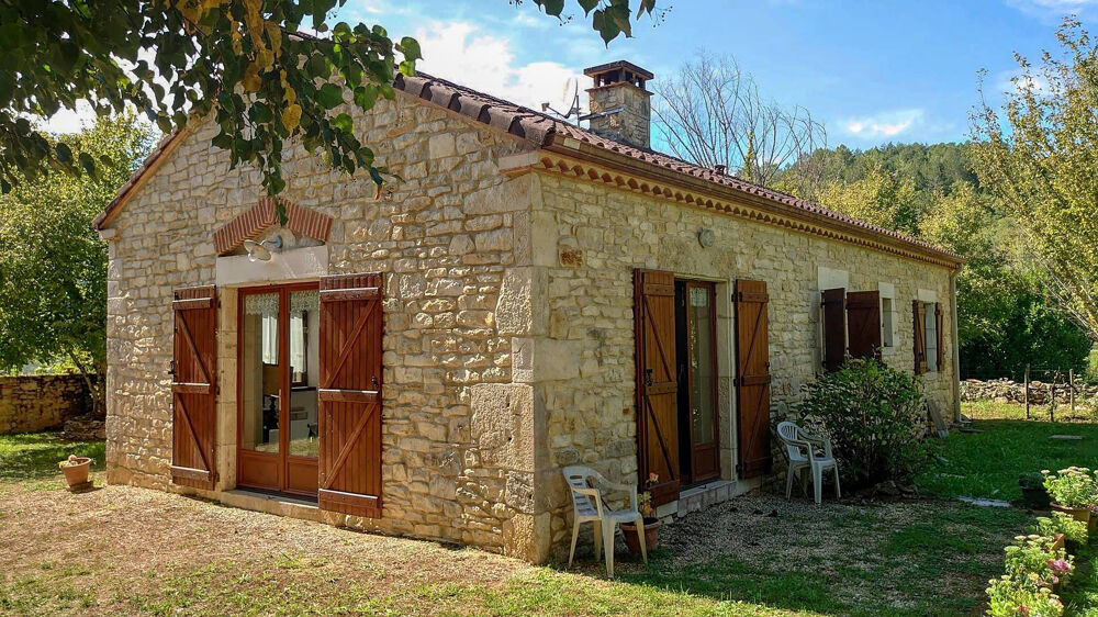 Vente Maison PLAIN PIED MAISON EN PIERRE avec SOURCE. 71 M2  ET SES DEPEDANCES 2 KMS CENTRE PRAYSSAC 46220 Prayssac
