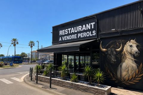 fond de commerce d'un restaurant emplacement id&eacute;al proche commerce 95000 34470 Perols