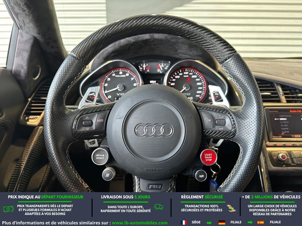 R8 V10 5.2 FSI 525 Quattro BVA 2011 occasion 31850 Beaupuy