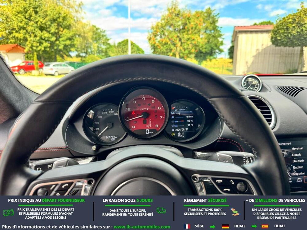 Cayman GTS 2.5i 365 ch PDK 2019 occasion 31850 Beaupuy
