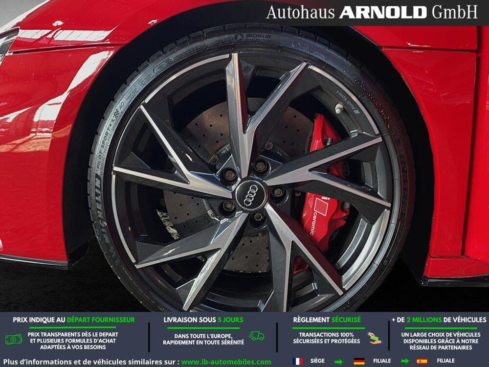 R8 V10 5.2 FSI 540 BVA RWD 2019 occasion 31850 Beaupuy