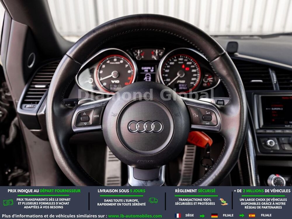 R8 V10 5.2 FSI 525 Quattro BVA 2011 occasion 31850 Beaupuy